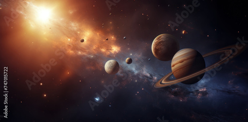 Solar System Planets Aligned with Sun