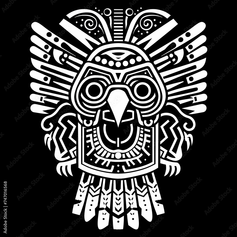 Hawk Tribal Tattoo