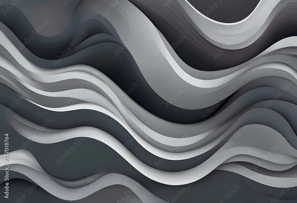 Abstract Monochrome Wave Pattern Abstract Monochrome Wave Pattern