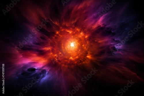 Holographic solar flare in cosmic fireworks display