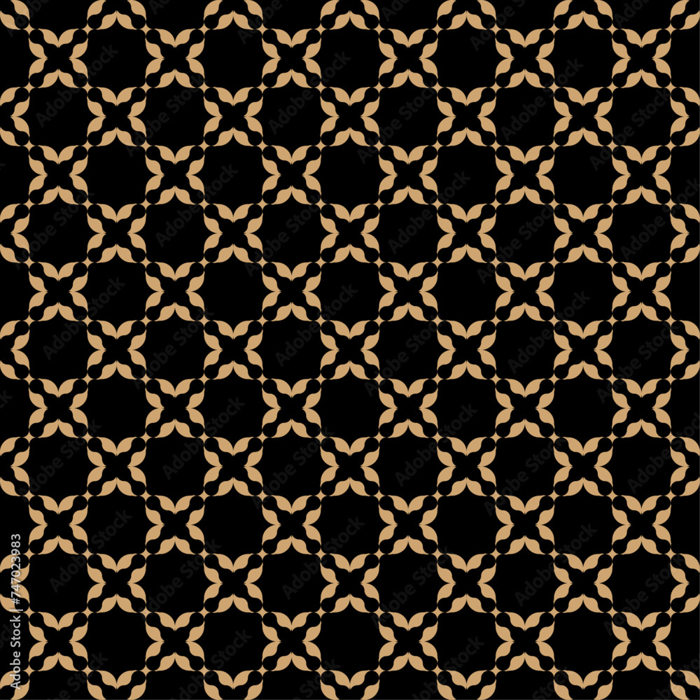 Seamless pattern with ornament Ethnic background with ornamental decorative elements for background textures fabric surface design packaging Vector illustration