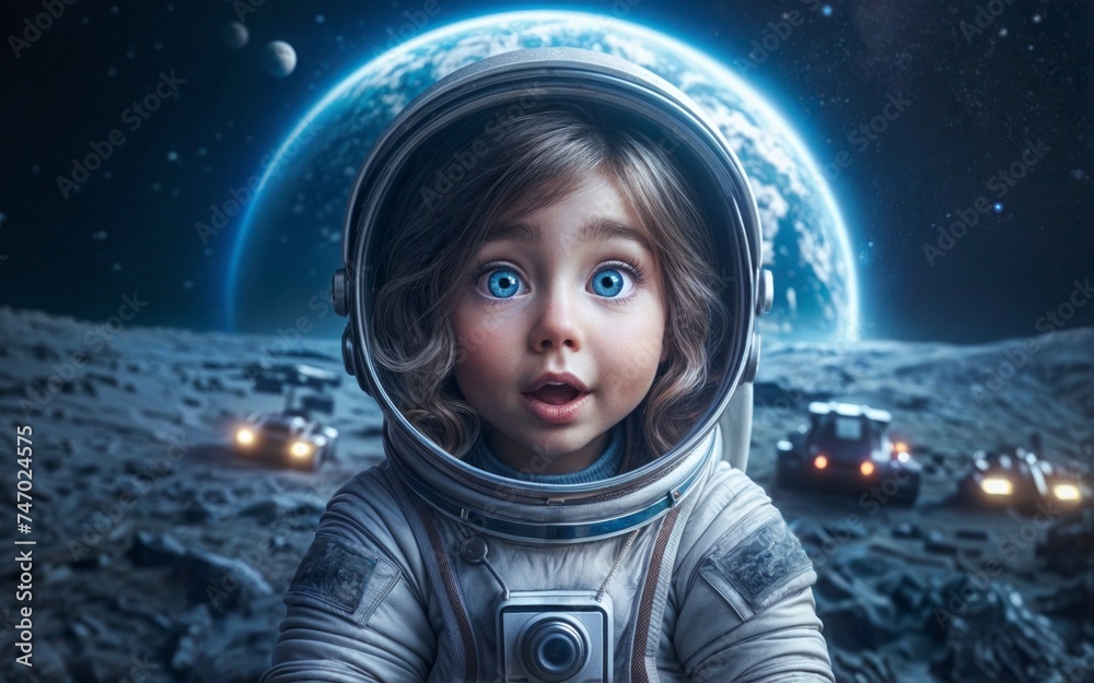 child in space child in space