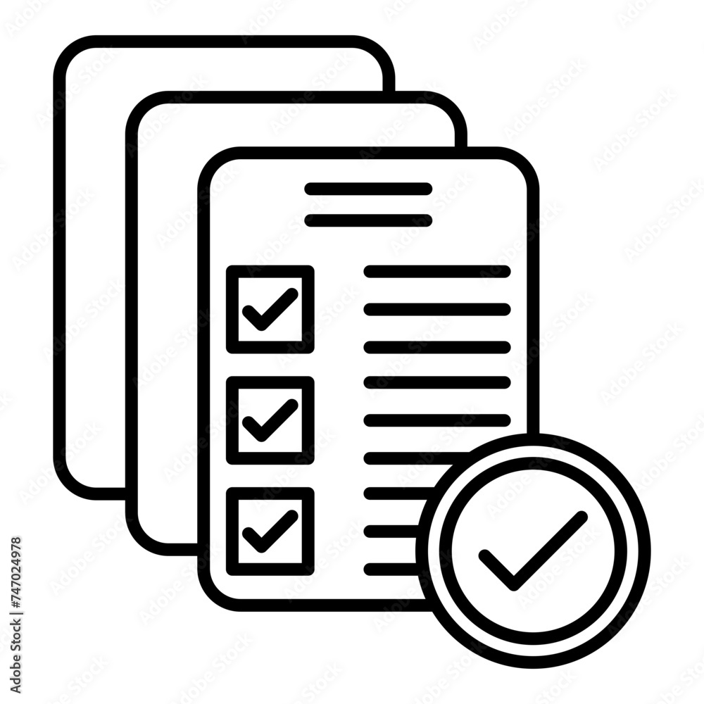 Fototapeta premium document icon on square button