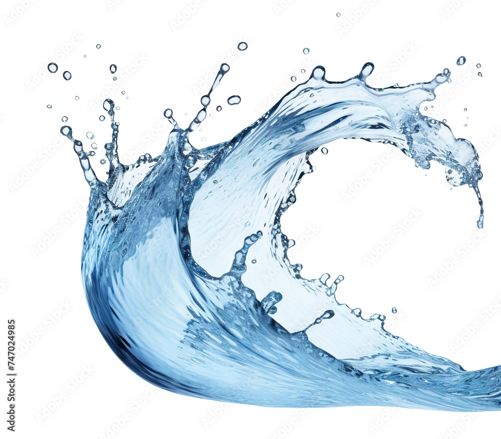 Obraz premium Water splash cut out