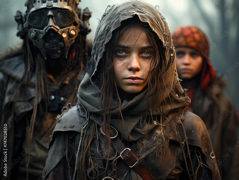 Post-apocalyptic world with fantasy survivalists, using ancient magic and future tech Post-apocalyptic world with fantasy survivalists, using ancient magic and future tech