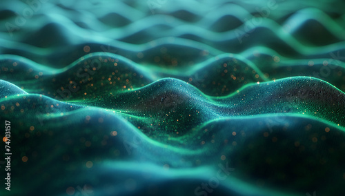 Quantum Waves: Mosscore Meets Datamoshing in Ocean Academia