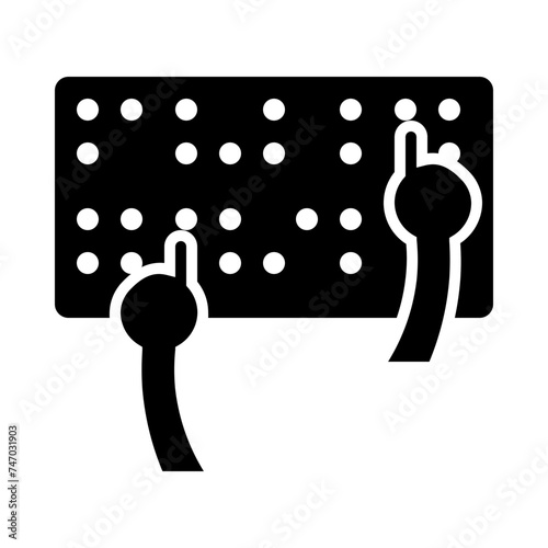 read braille solid icon
