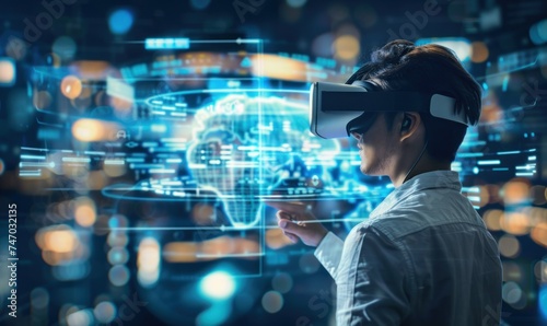 Futuristic Virtual Reality Experience in Digital World