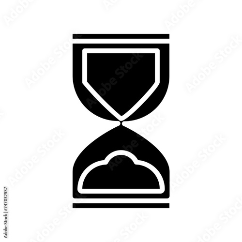 hypnosis time solid icon