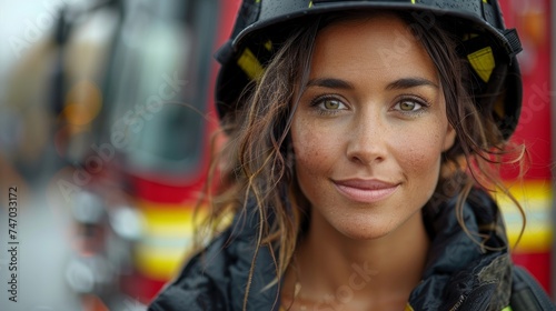 Female Firefighter © Nica