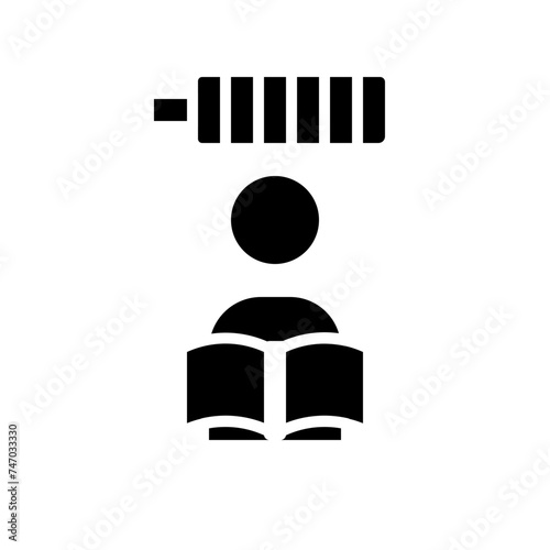 increase knowledge solid icon