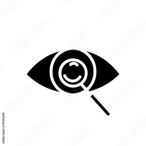 observation solid icon