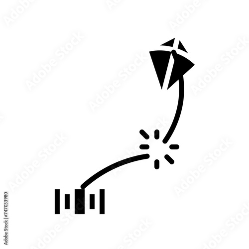 the kite broke solid icon
