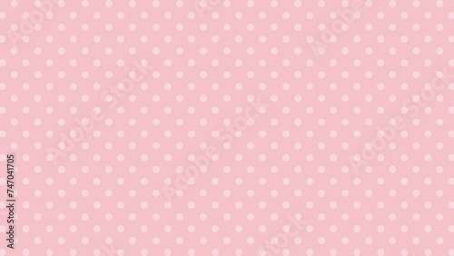 シンプルなドット柄の背景【ピンク色】　シームレス　ループ (ID: 747041705)