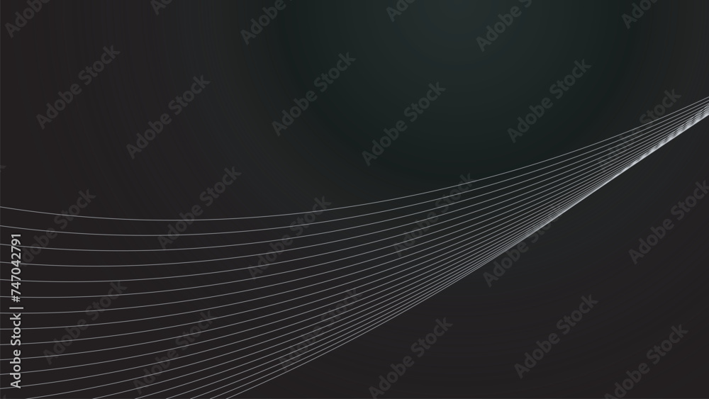 Black abstract gradient background wallpaper design vector image with curve line for backdrop or presentation Black abstract gradient background wallpaper design vector image with curve line for backdrop or presentation