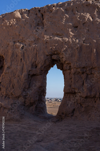 Ayaz-Kala, ruins of antient city of Khorezm, Khiva, Uzbekistan