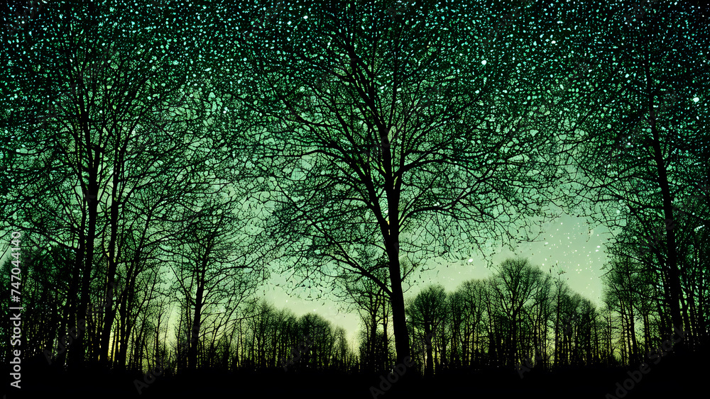 trees-silhouetted-against-a-full-moon-a-smattering-of-stars-peppering-the-indigo-night-sky-a-gentl trees-silhouetted-against-a-full-moon-a-smattering-of-stars-peppering-the-indigo-night-sky-a-gentl