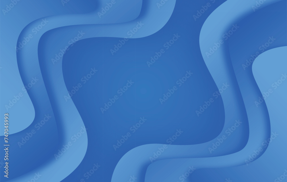 illustration vector abstract blue wave sky background	