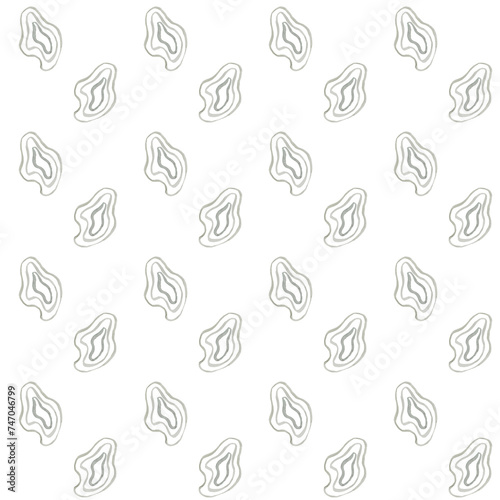 A pattern of delicate watercolor illustrations of a simple decoration element. Doodle style. Hand-drawn.