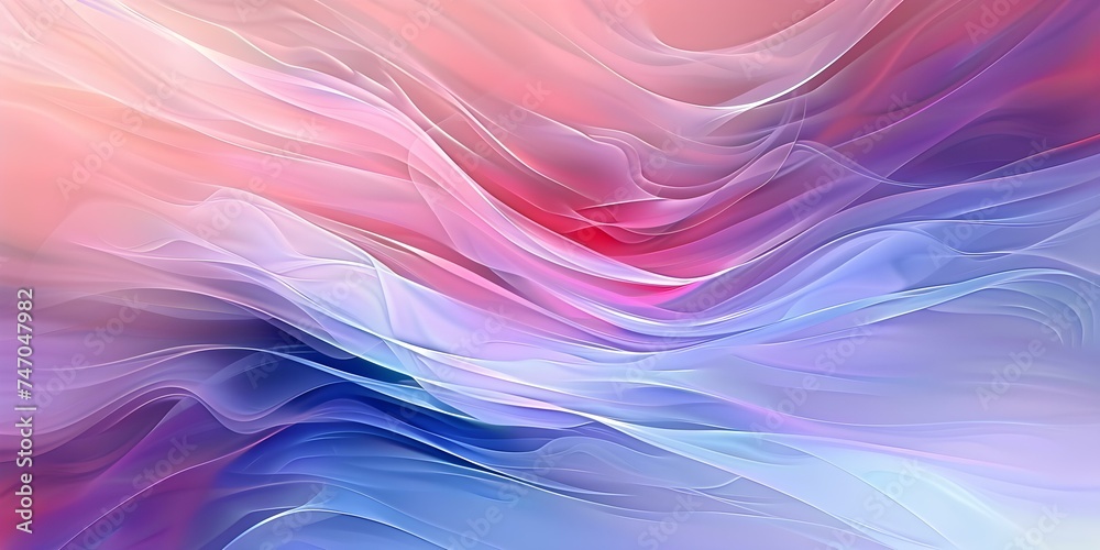 Ethereal Waves of Colorful Light Interplay