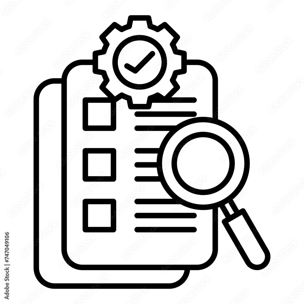 illustration of a folder with gears illustration of a folder with gears