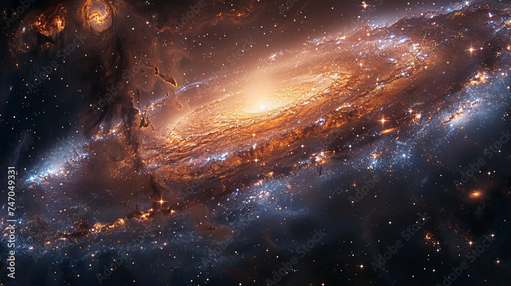Supernova background wallpaper. Colorful space background with stars. Colorful space galaxy cloud nebula. Stary night cosmos. Universe science astronomy.  - obrazy, fototapety, plakaty 