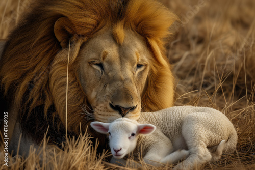 The Lion and the Lamb  Bible s description of the coming of Jesus Christ.