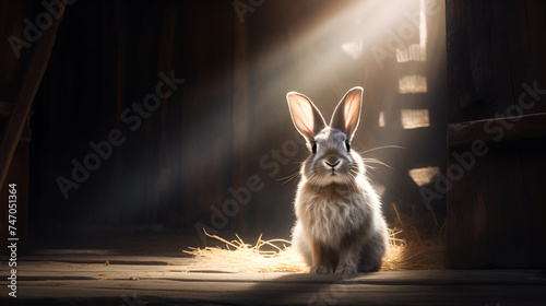 rabbit in the sun