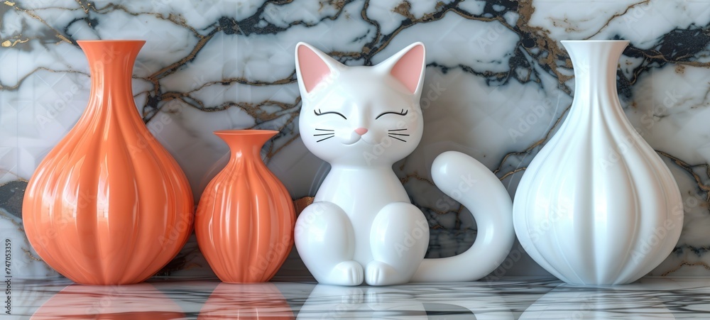 cat in a vase