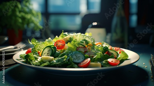 salad with vegetables and fruits