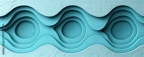 wave vector design blue