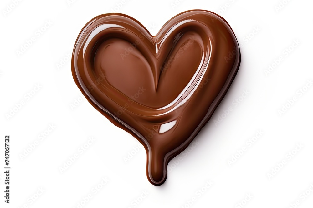 Chocolate Smear Isolated, Melted Chocolate Texture on White Background, Chocolate Sauce Pattern Chocolate Smear Isolated, Melted Chocolate Texture on White Background, Chocolate Sauce Pattern