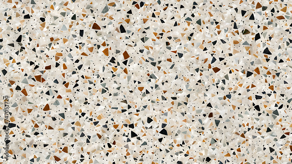 Terrazzo marble flooring seamless texture