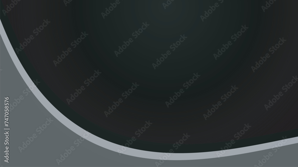 Black abstract gradient background wallpaper design vector image with curve line for backdrop or presentation Black abstract gradient background wallpaper design vector image with curve line for backdrop or presentation