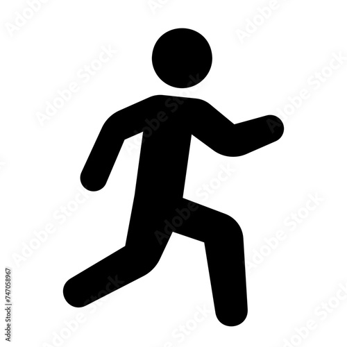 man glyph icon