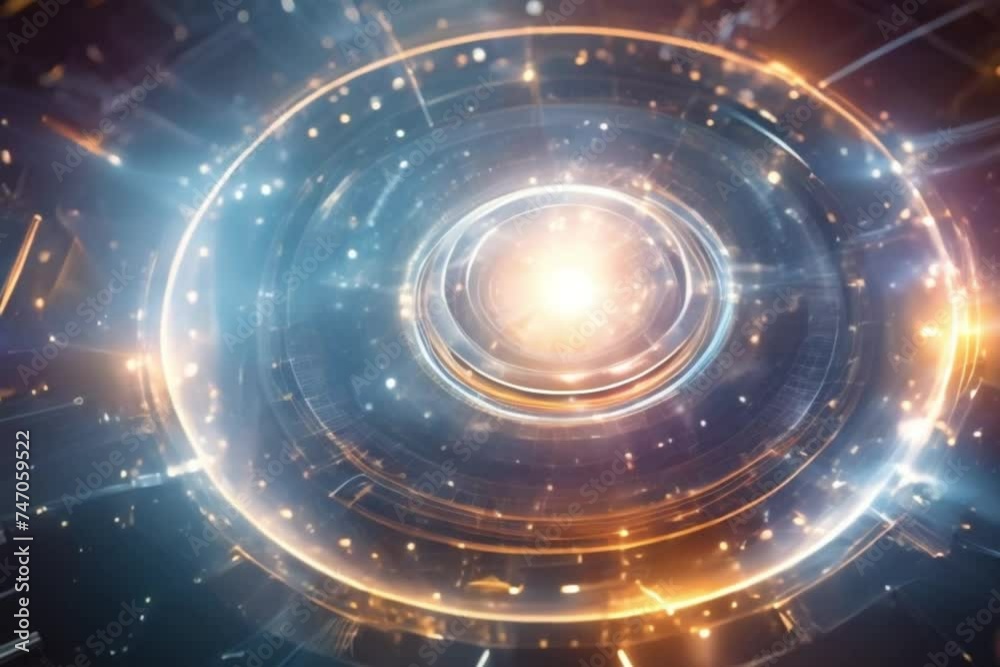 Communication, light and fractal element Communication, light and fractal element