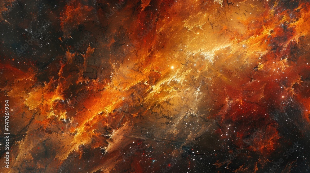 Beyond Infinity: Abstract Cosmic Nebula Background