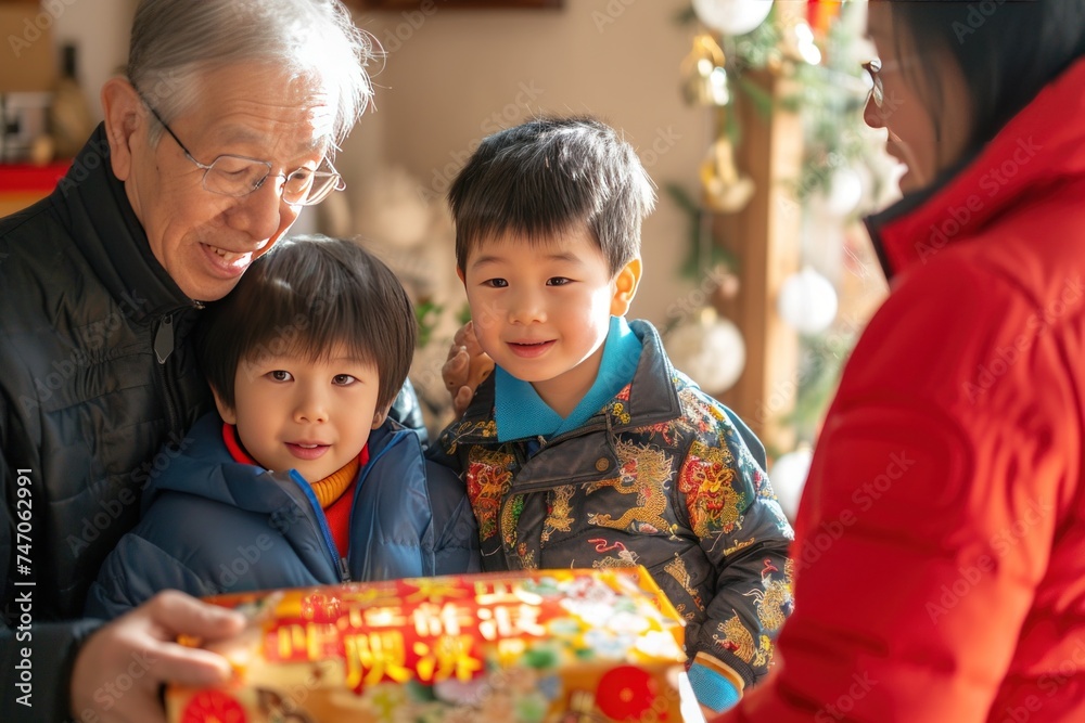 Family in the Lens: Shared Moments in the Honorable Chinese New Year Tradition, Embellished with Smiles and Warmth Family in the Lens: Shared Moments in the Honorable Chinese New Year Tradition, Embellished with Smiles and Warmth