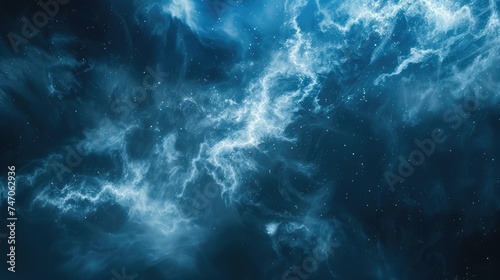 Infinite Horizons Background in Abstract Space Nebula © novian
