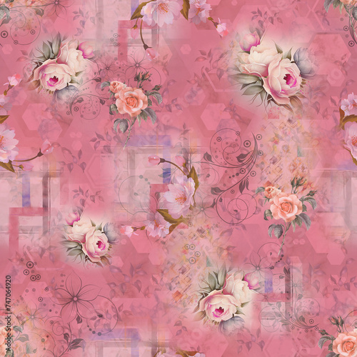 background with flowers