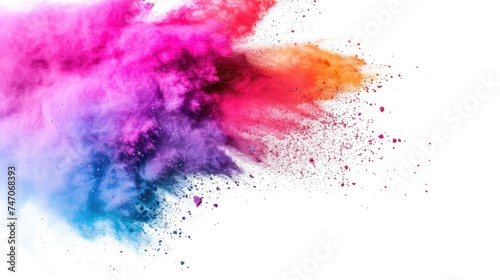 Colorful Paint Splatter Background