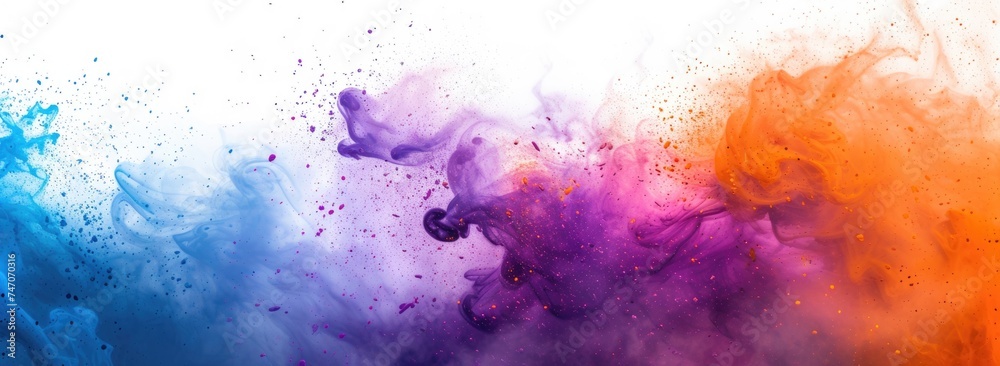 Colorful Paint Explosion