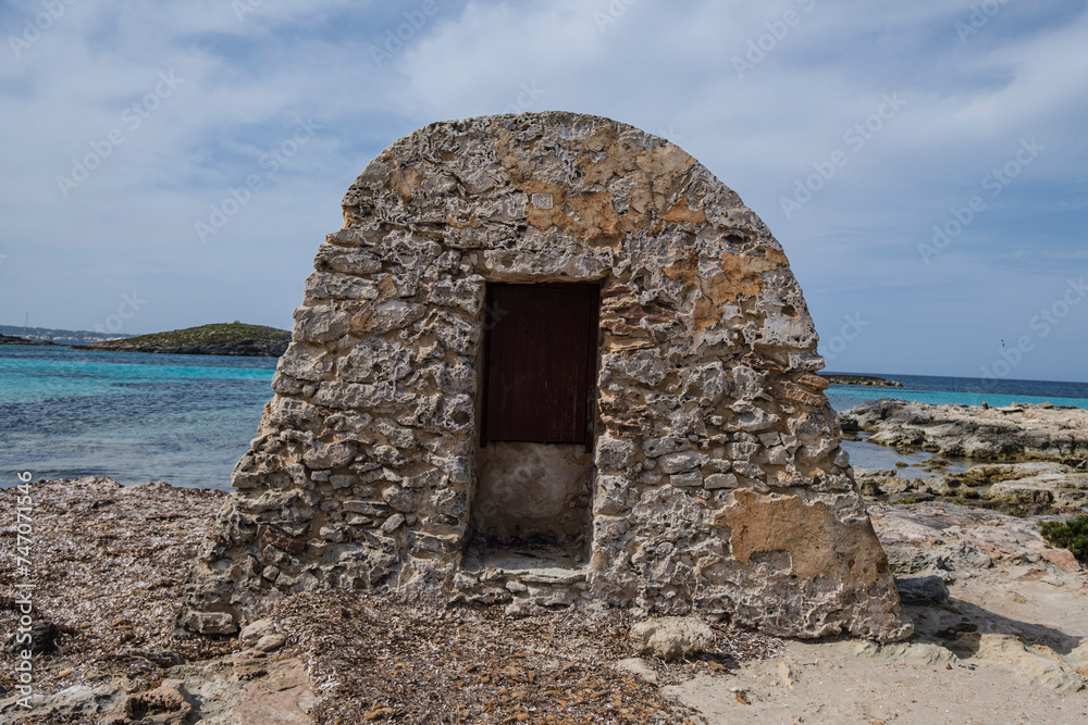 pou de ses Illetes, Formentera, Pitiusas Islands, Balearic Community, Spain