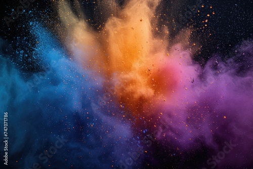 Colorful Paint Explosion - Artistic and vibrant