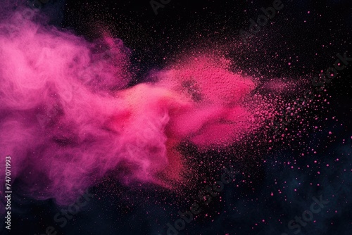 Explosion of Pink Color photo