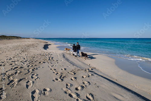 Llevant beach, Formentera, Pitiusas Islands, Balearic Community, Spain photo