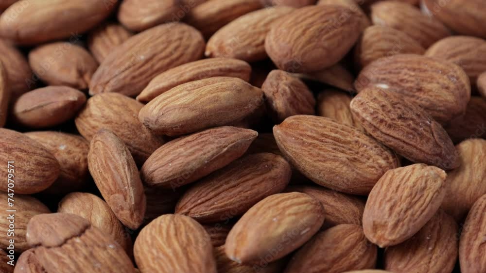 close up of almonds