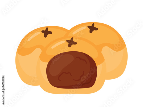 Nastar Kue Kering for Lebaran Idul Fitri Vector Illustration