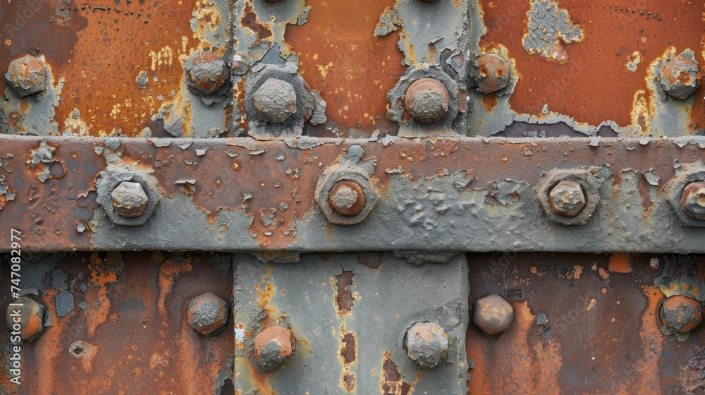 Rust and Rivets reveal tales of resilience in aged metal textures, echoing the passage of time.
