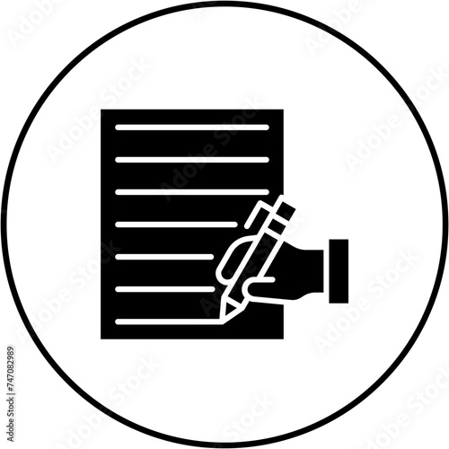 Writing Icon